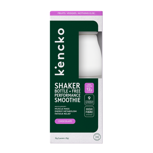 Performance Protein Smoothie Chocolate & bottle